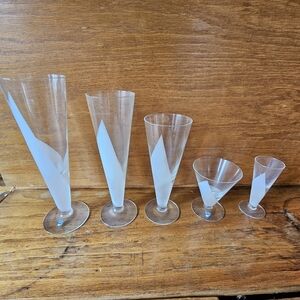 Complete Set Of Orrifores Crystal Glassware